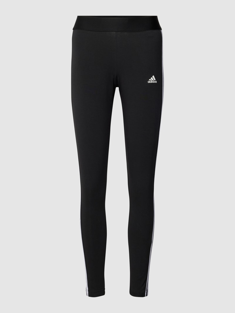 Sportleggings mit elastischem Bund in schwarz