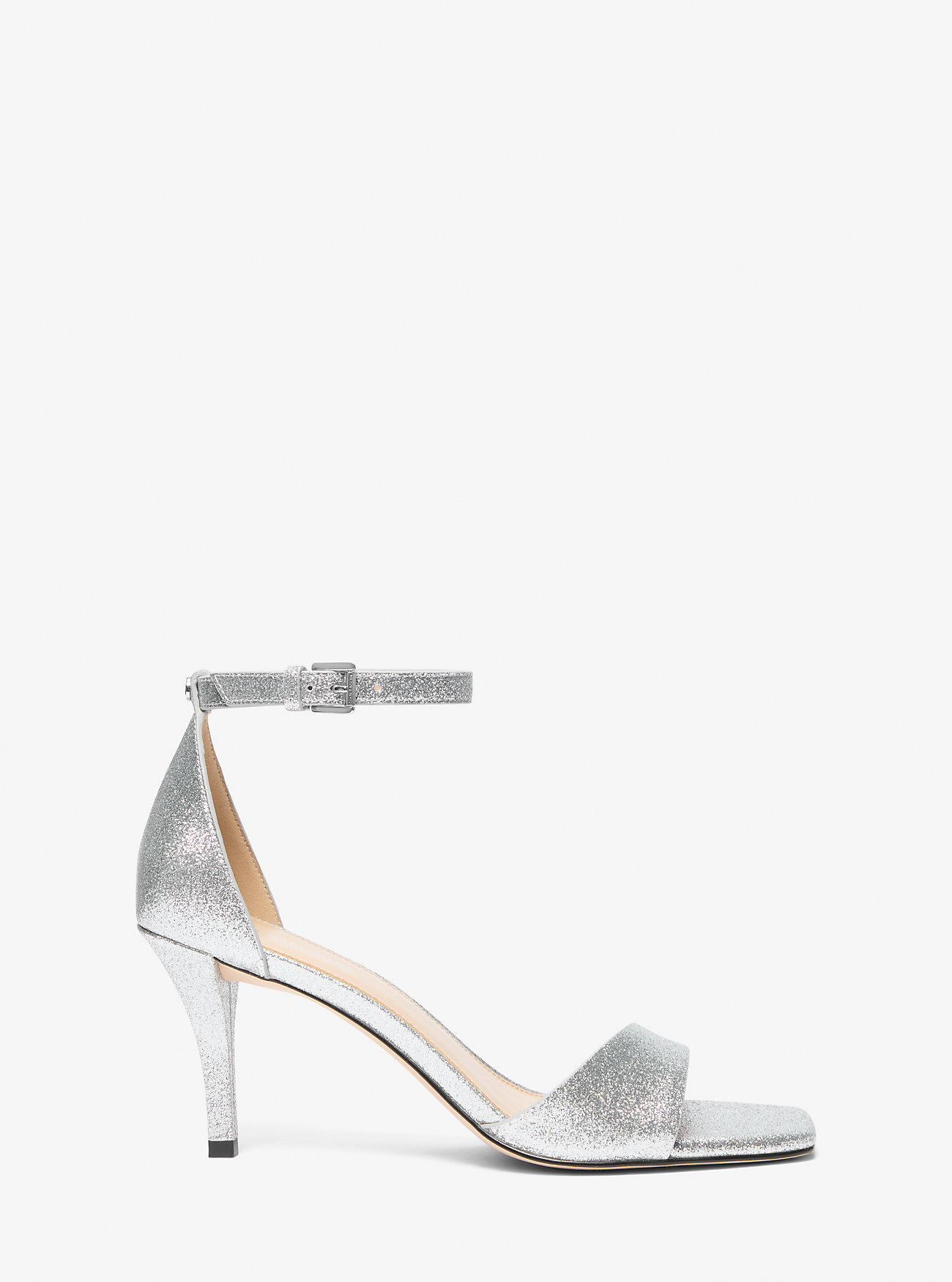 Jaida Metallic Skinnsandaler - SØLV
