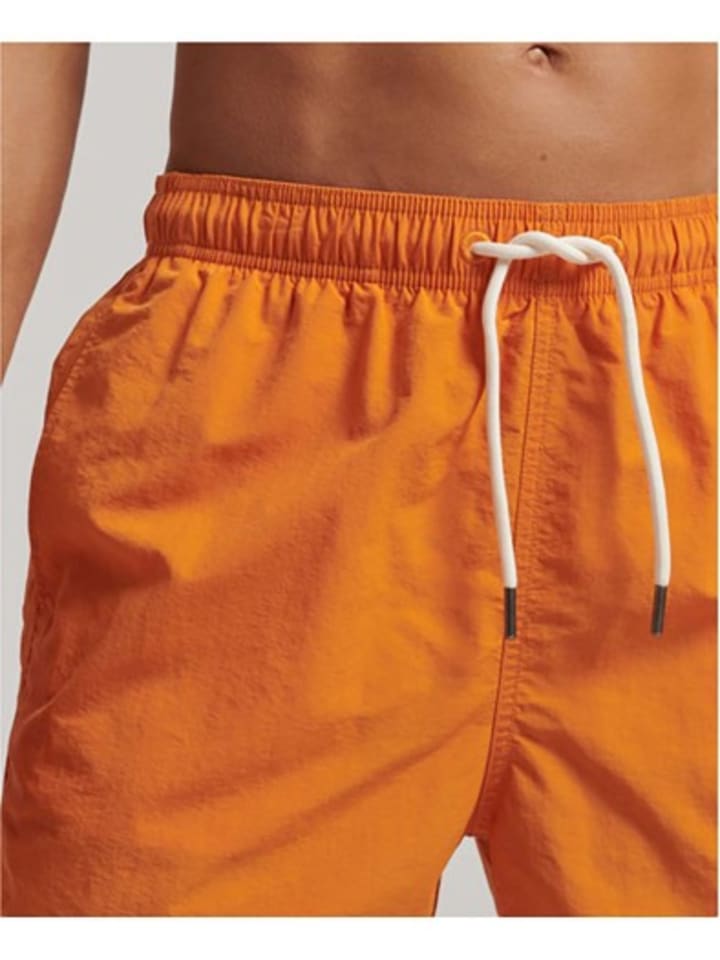 Superdry Badeshorts in Gelb günstig kaufen