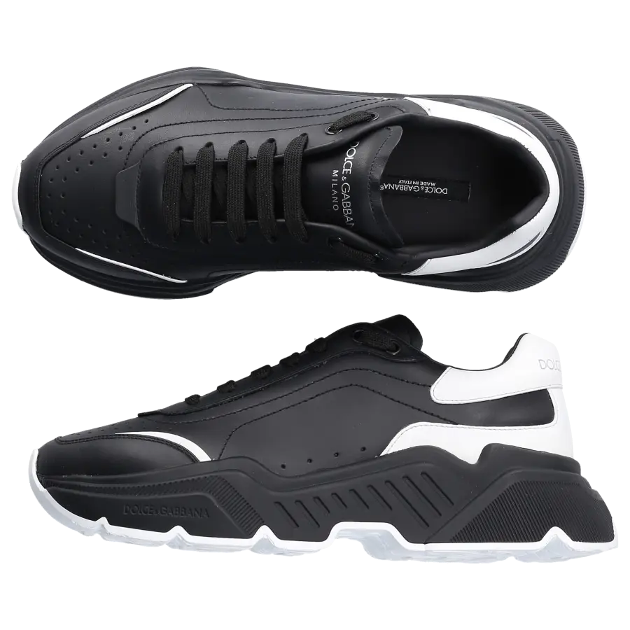 Dolce & Gabbana - Sneaker low DAYMASTER Kalbsleder - schwarz