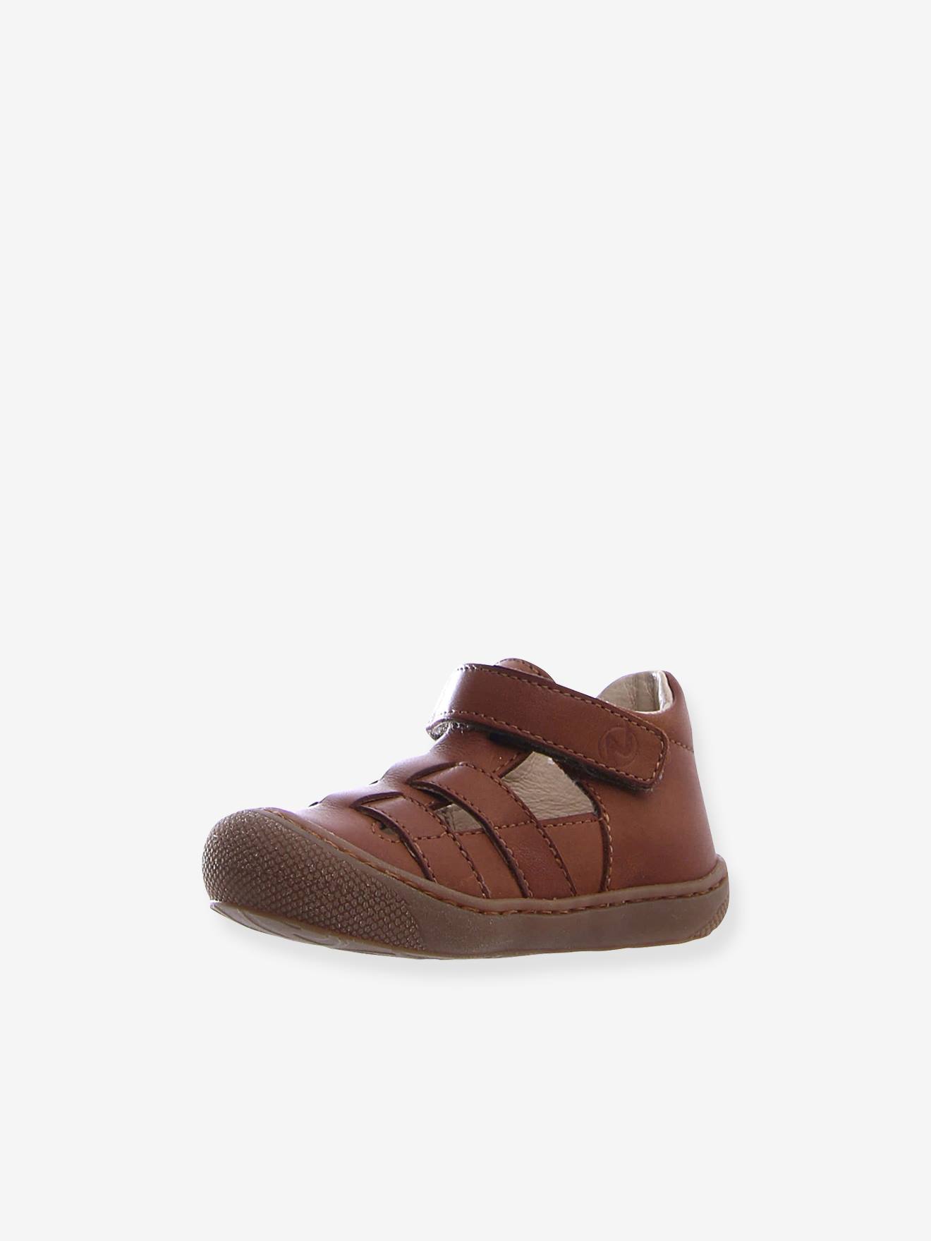 Sandales semi-ouvertes bébé Bede NATURINO® 1ers pas brun