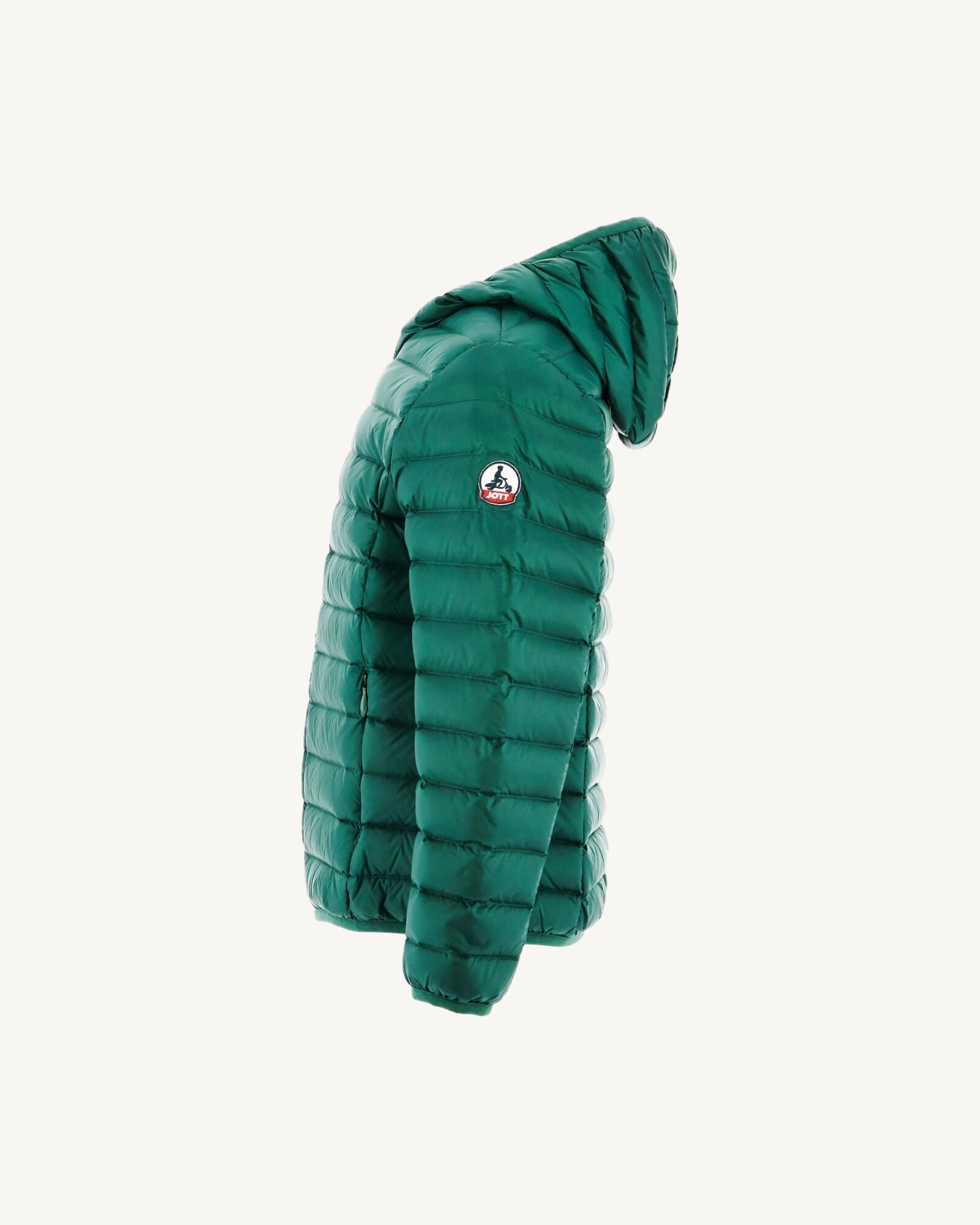 Doudoune légère à capuche enfant Vert foncé Hugo