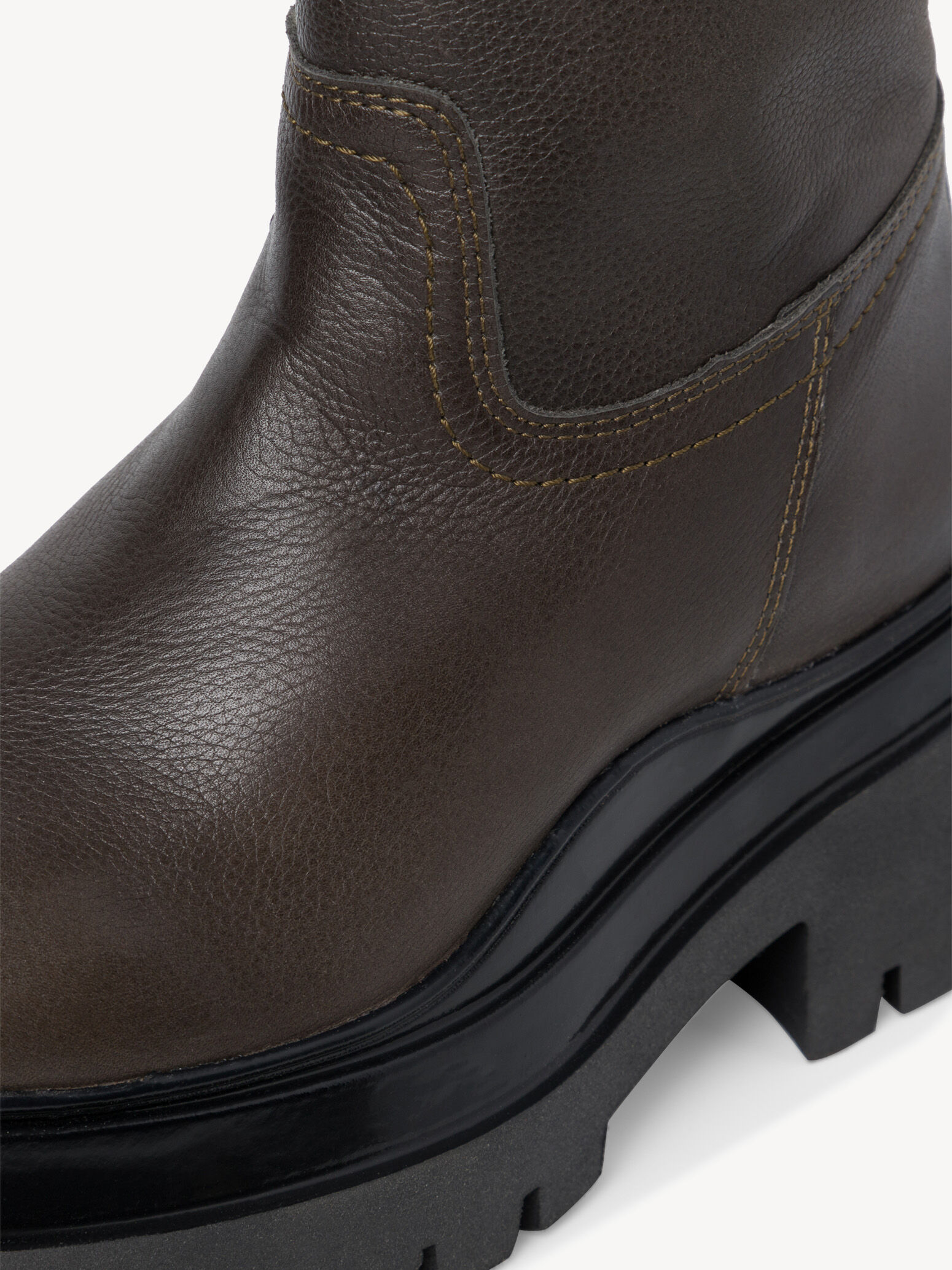 Bottes en cuir - vert