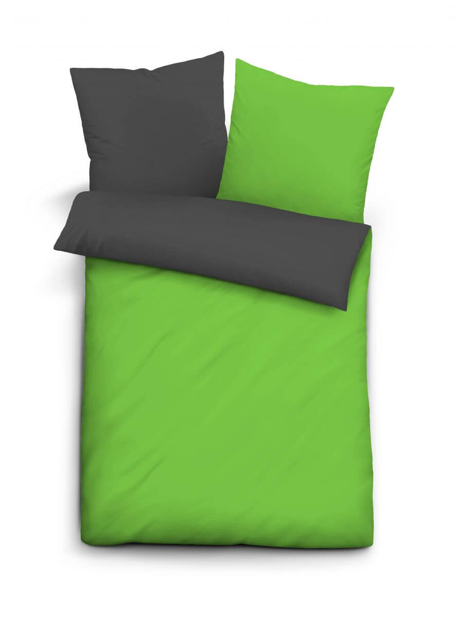 Satin Bettwäsche Apfel 135 x 200 cm