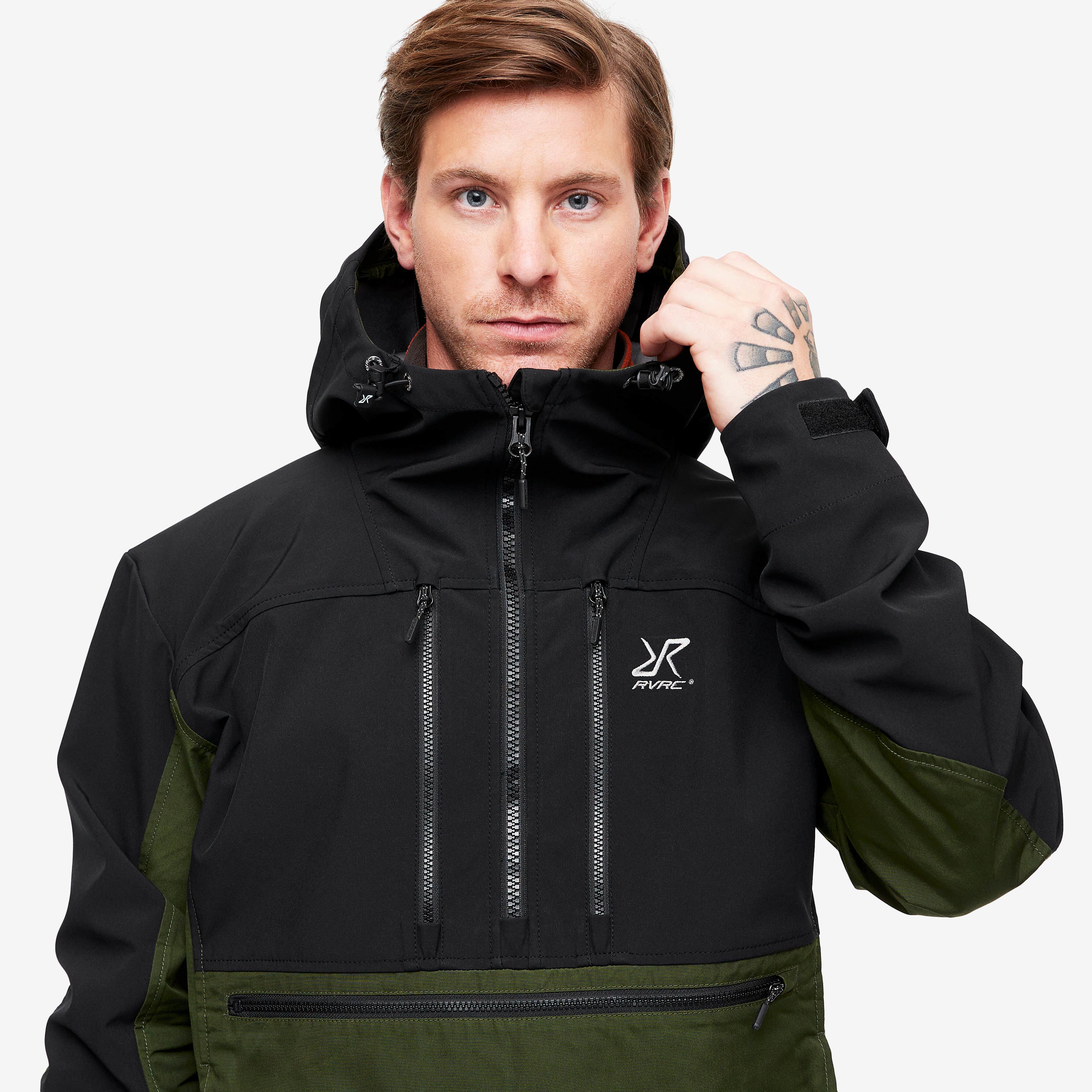 Outdoor Anorak Homme Forest Green