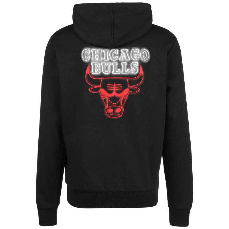 New Era NBA Chicago Bulls Neon Hoodie Herren
