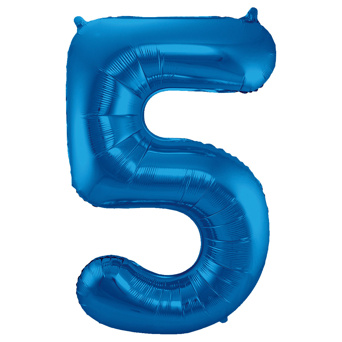 Folienballon blau Zahl 5, 86 cm