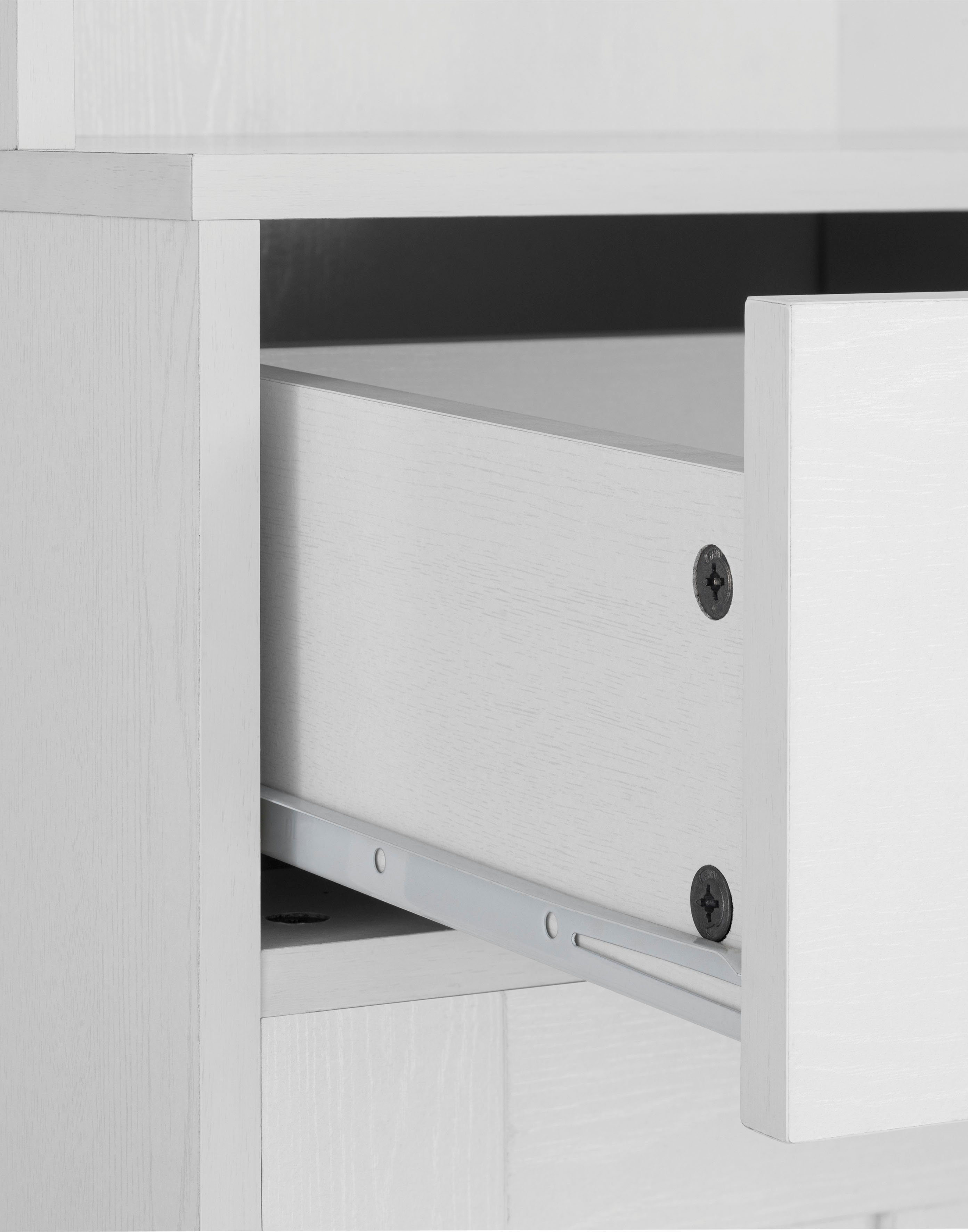 Home affaire Buffet Kate Breite 88 cm, mit Glastüren und Holztüren, Metallgriffen, Höhe 182 cm