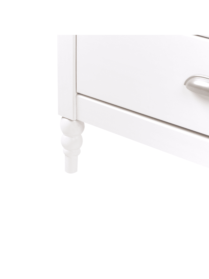 Beliani Sideboard SHILLINGTON in Weiß/Heller Holzfarbton/Silber günstig kaufen onesize