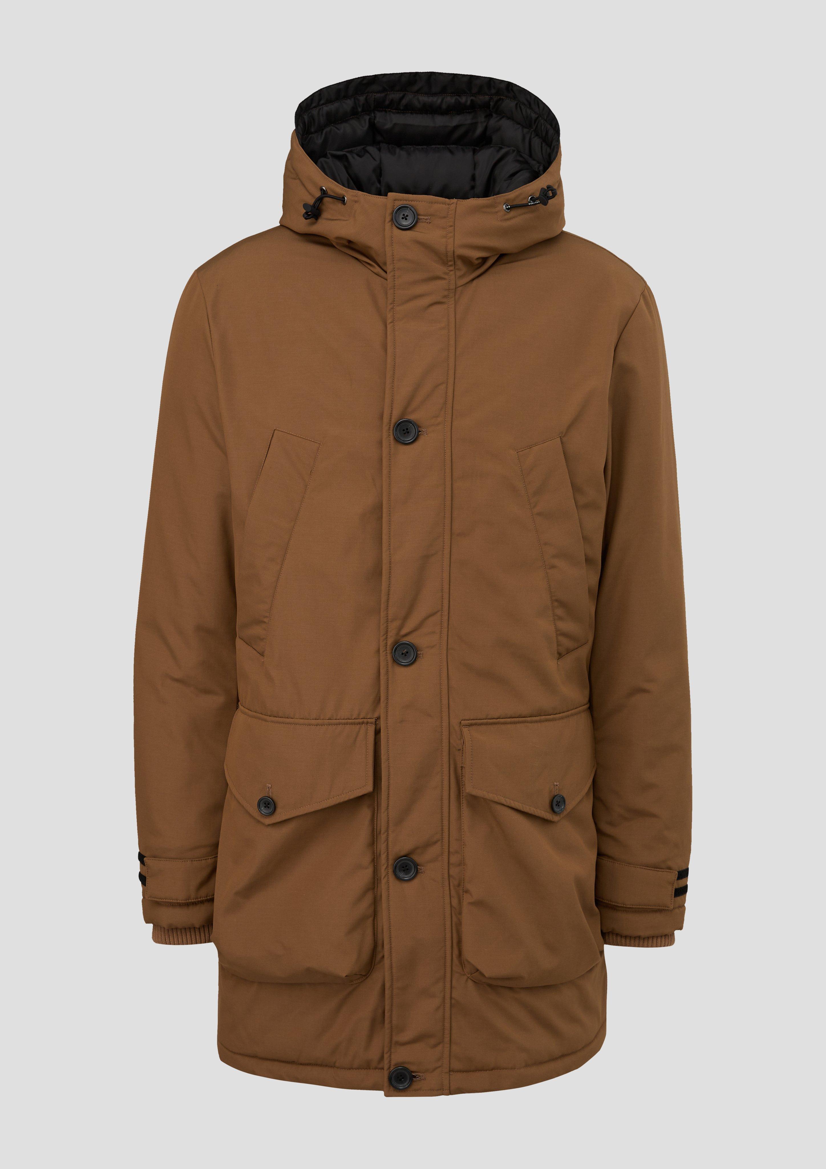 Jacke mit fixierter Kapuze  2132326-8485
