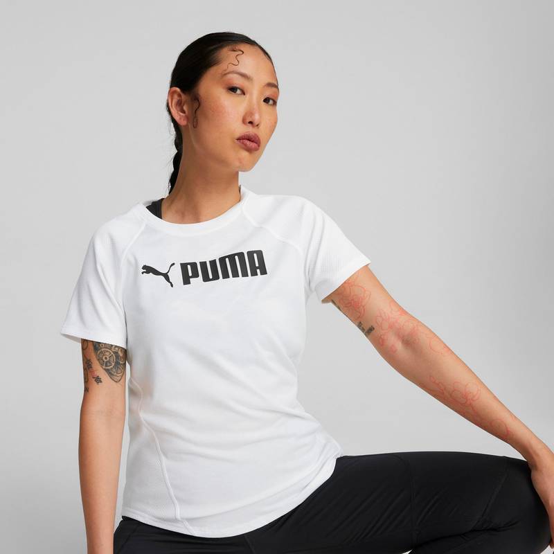 PUMA Fit Logo Funktionsshirt Damen