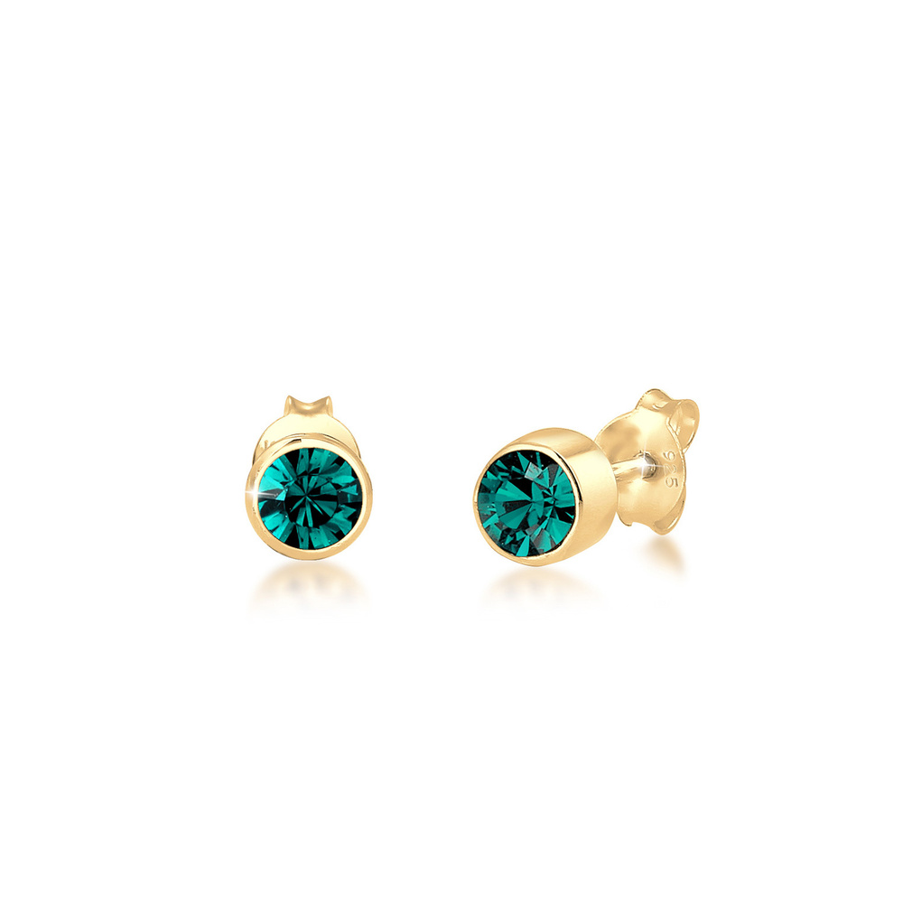 Elli Elli Boucles d'Oreilles Base Filigrane Cristal Boucles d'oreilles Femme - (925/10 Boucles d'oreilles