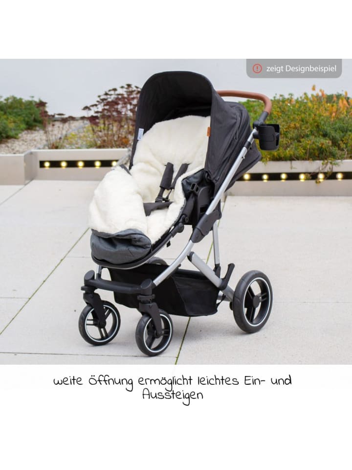 Zamboo 2in1 Universal-Fleece-Fußsack in grau günstig kaufen onesize