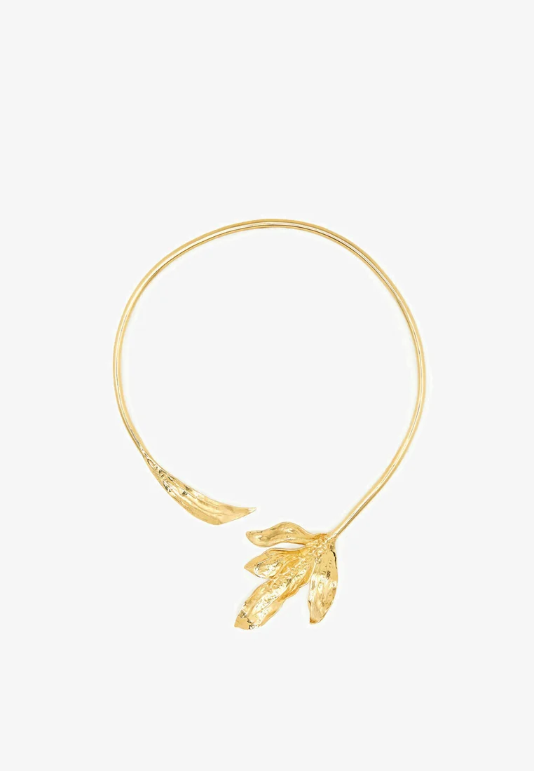 Gargantilla Massimo Dutti con detalle de flor - Collar