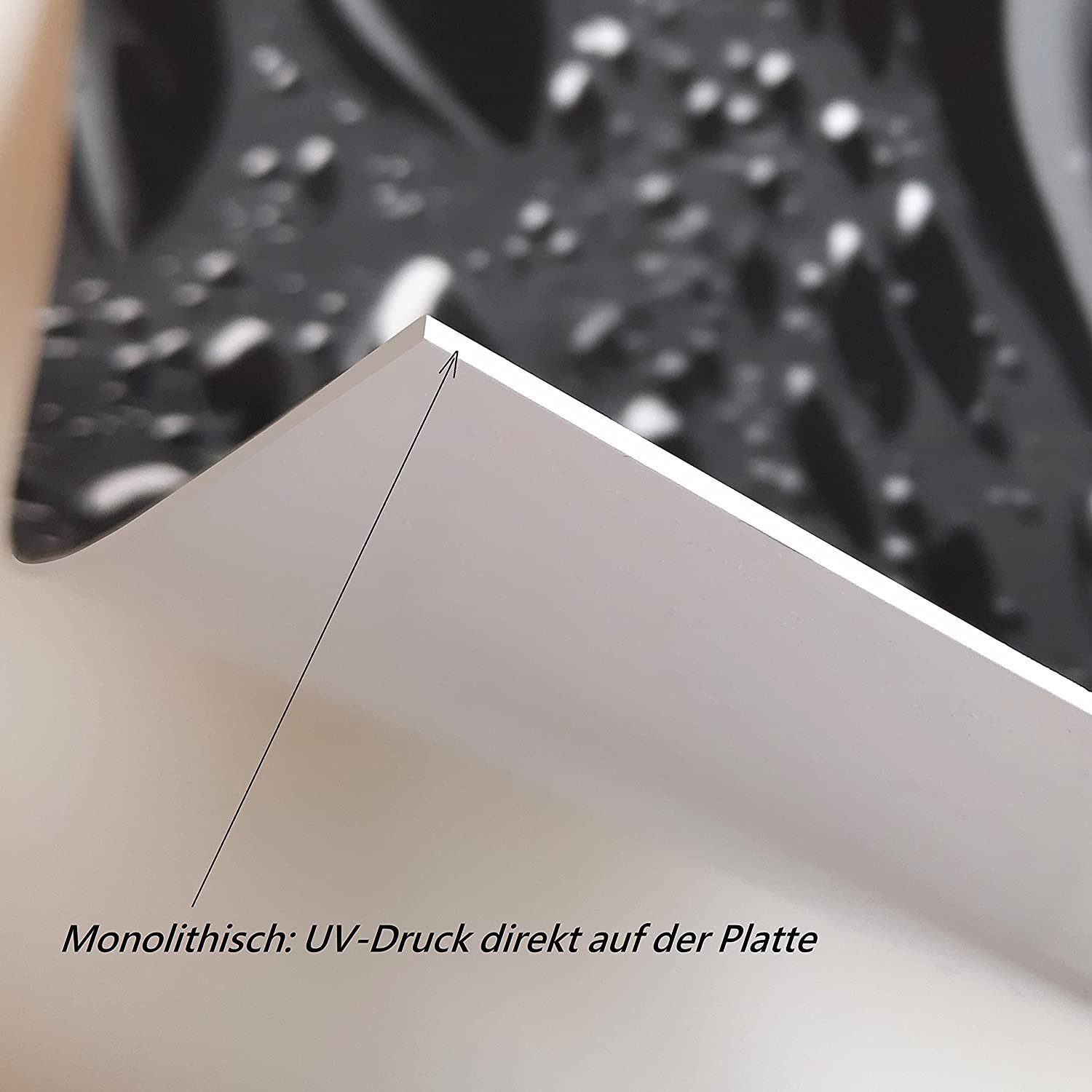 Rodnik Küchenrückwand Eiswürfel und Minze, hochwertig mit UV- Direktdruck, für alle Räume geeignet
