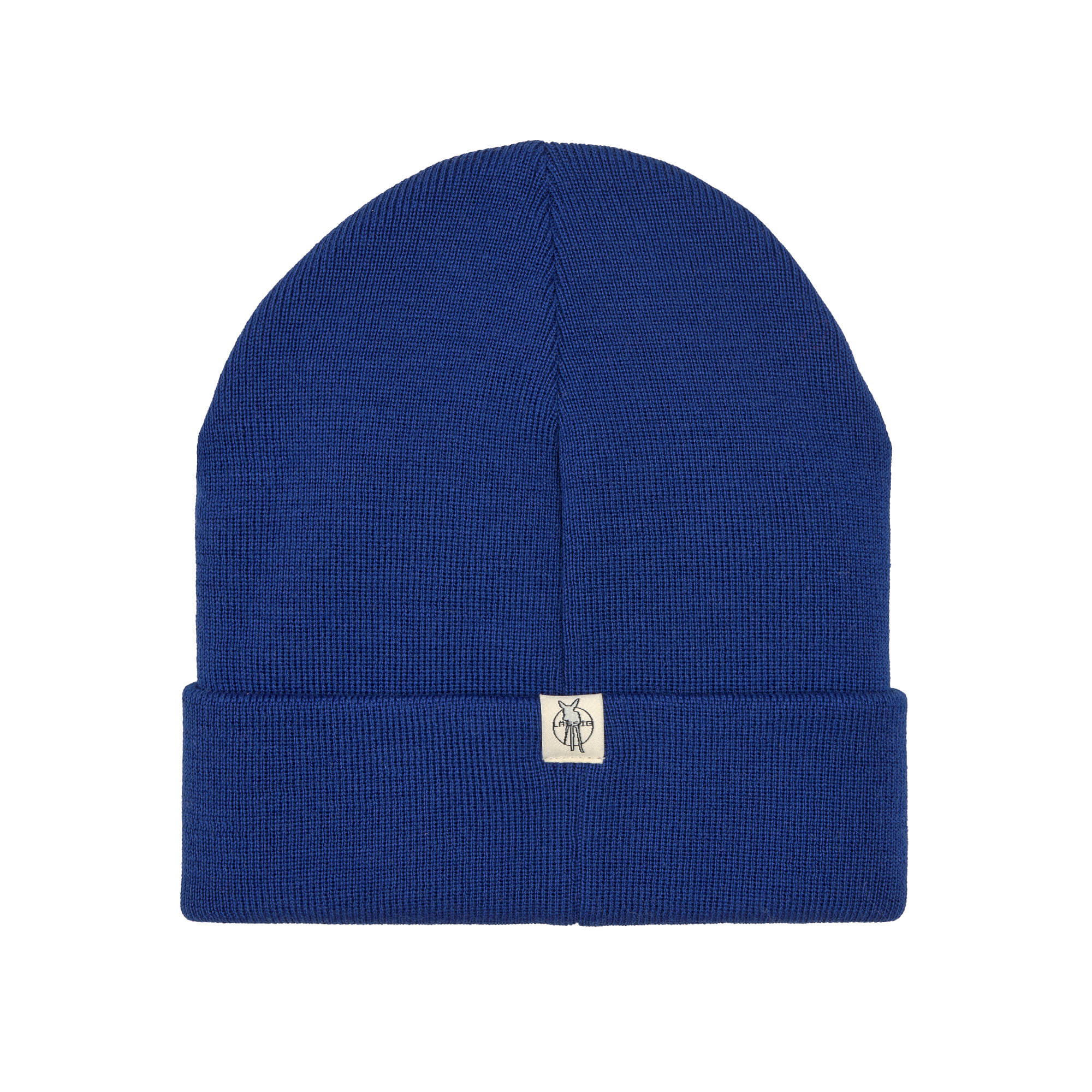 Beanie Mütze Kinder - Merino Wolle, Little Gang, Smile Blau