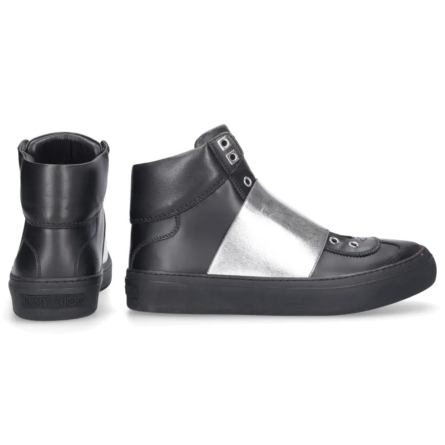 Jimmy Choo - Sneaker high HILLARY Kalbsleder - schwarz