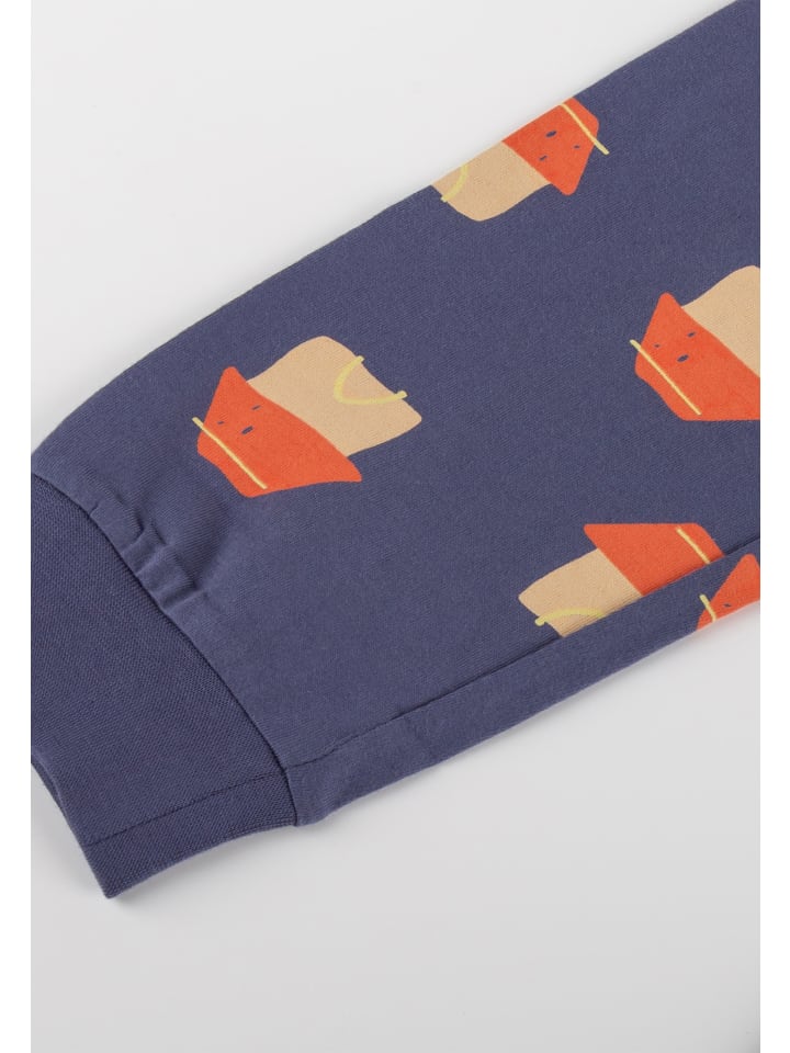 Sigikid Pyjama Kinder Schlafanzug in Rot/Blau/ lange Hose günstig kaufen