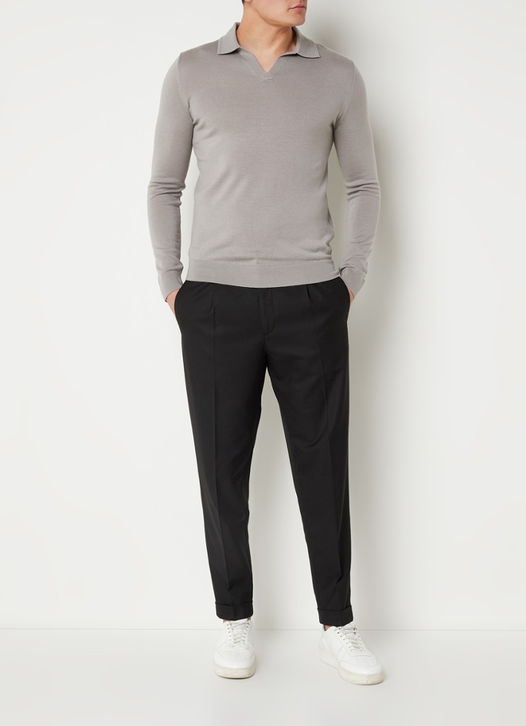 Pantaloni chino slim fit Reiss Brighton cu buzunare laterale