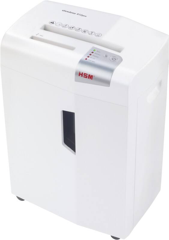 HSM Aktenvernichter mit Autofeed 12pro Partikelschnitt Sicherheitsstufe P-5 13 Blatt