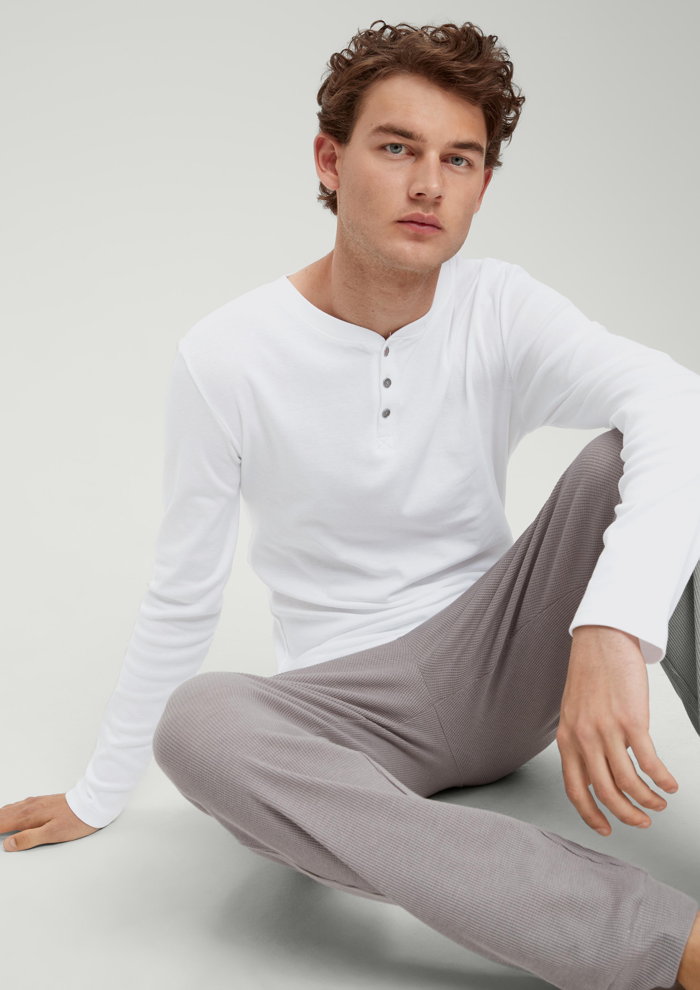 Pyjama-Shirt aus Baumwolle  6008415-0100