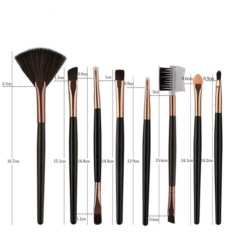 Blusmart Kosmetikpinsel-Set Werkzeugset für Make-up-Pinsel, 25 tlg., Für Lidschatten Augenbraue Make-Up-Tool