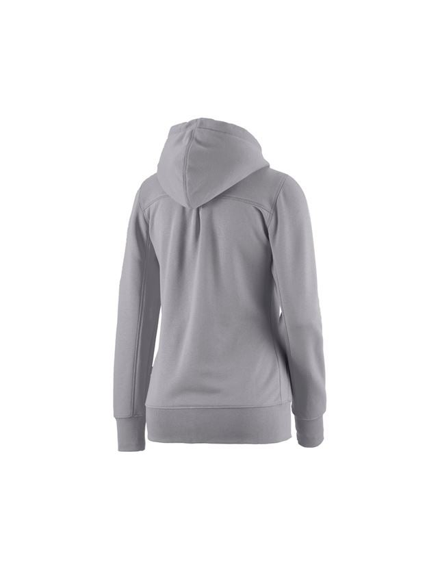 e.s. Hoody-Sweatjacke poly cotton, Damen