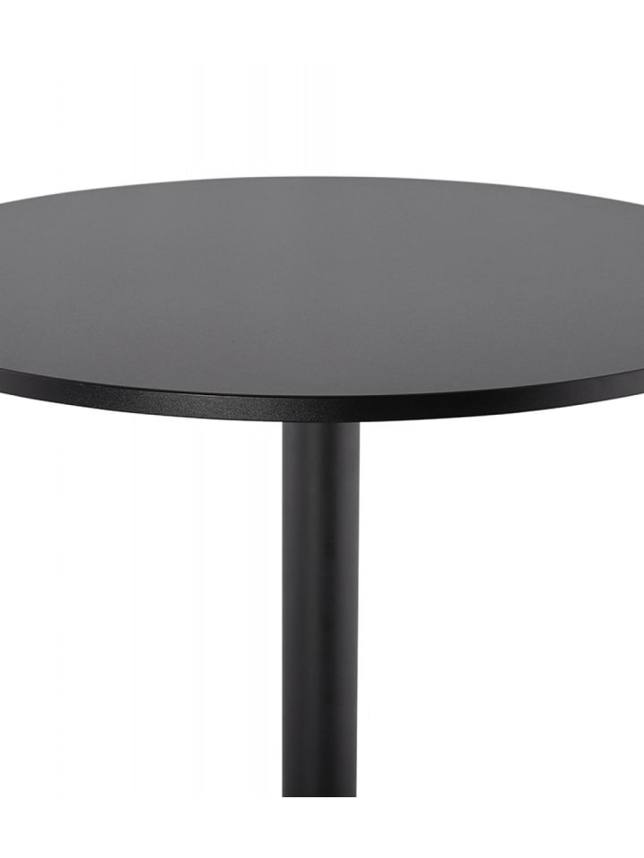 KADIMA DESIGN Stehtisch Holzplatte Metall | Modernes Design in Schwarz günstig kaufen onesize