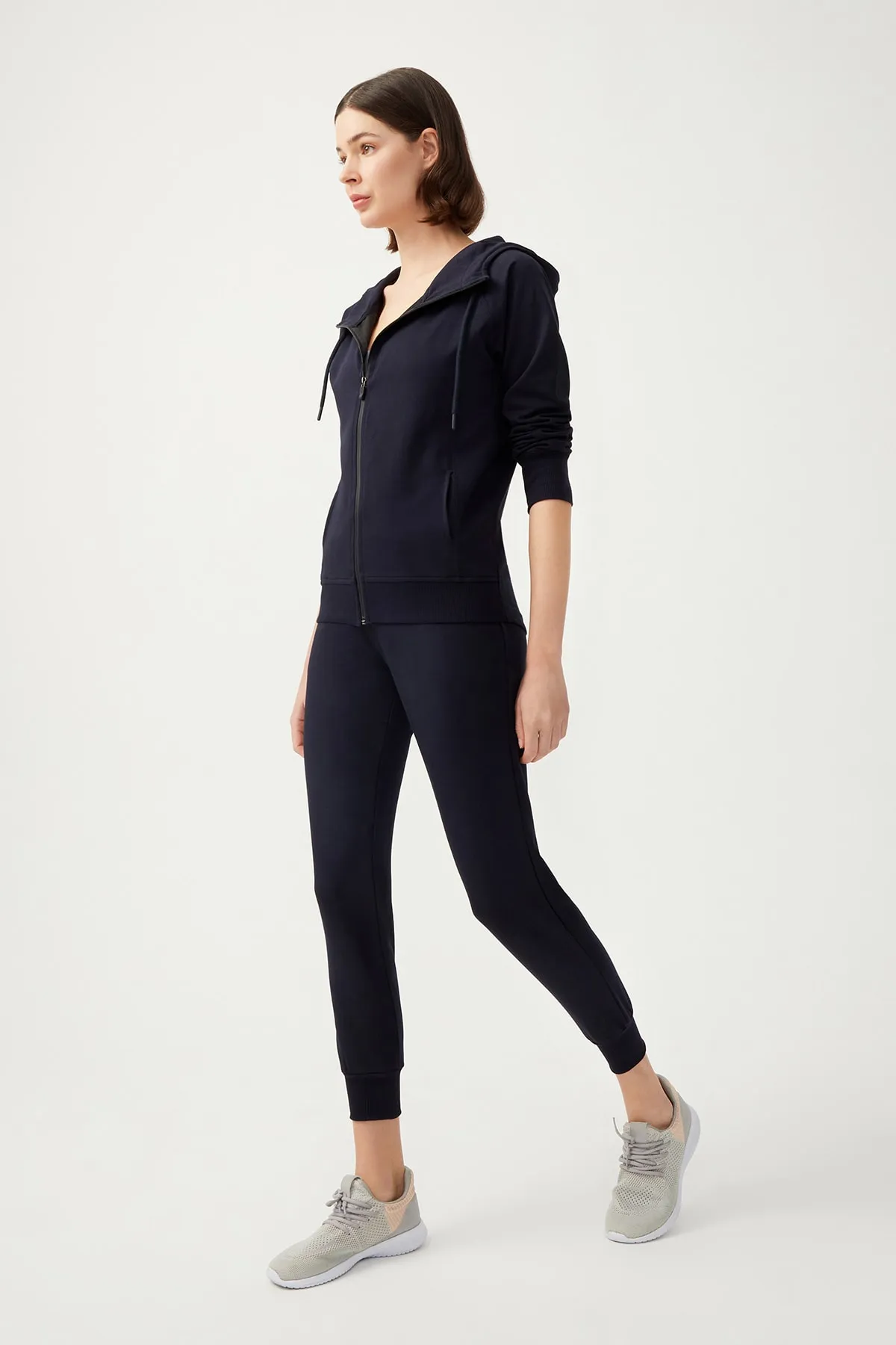 LOS OJOS  Marineblaue Jogger-Jogginghose für Damen