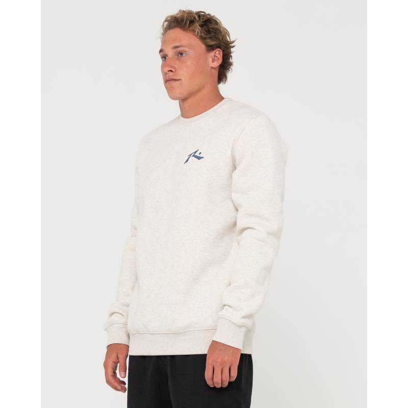 RUSTY ONE HIT WONDER CREW FLEECE Rundhalspullover Herren