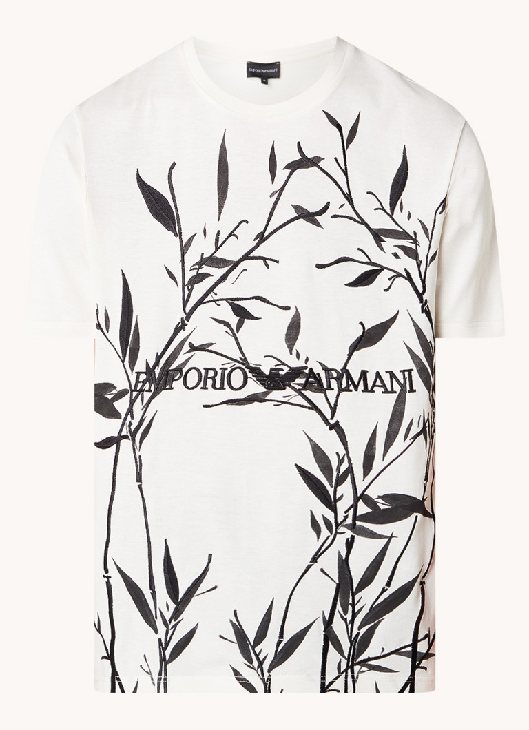Tricou Emporio Armani cu logo imprimat
