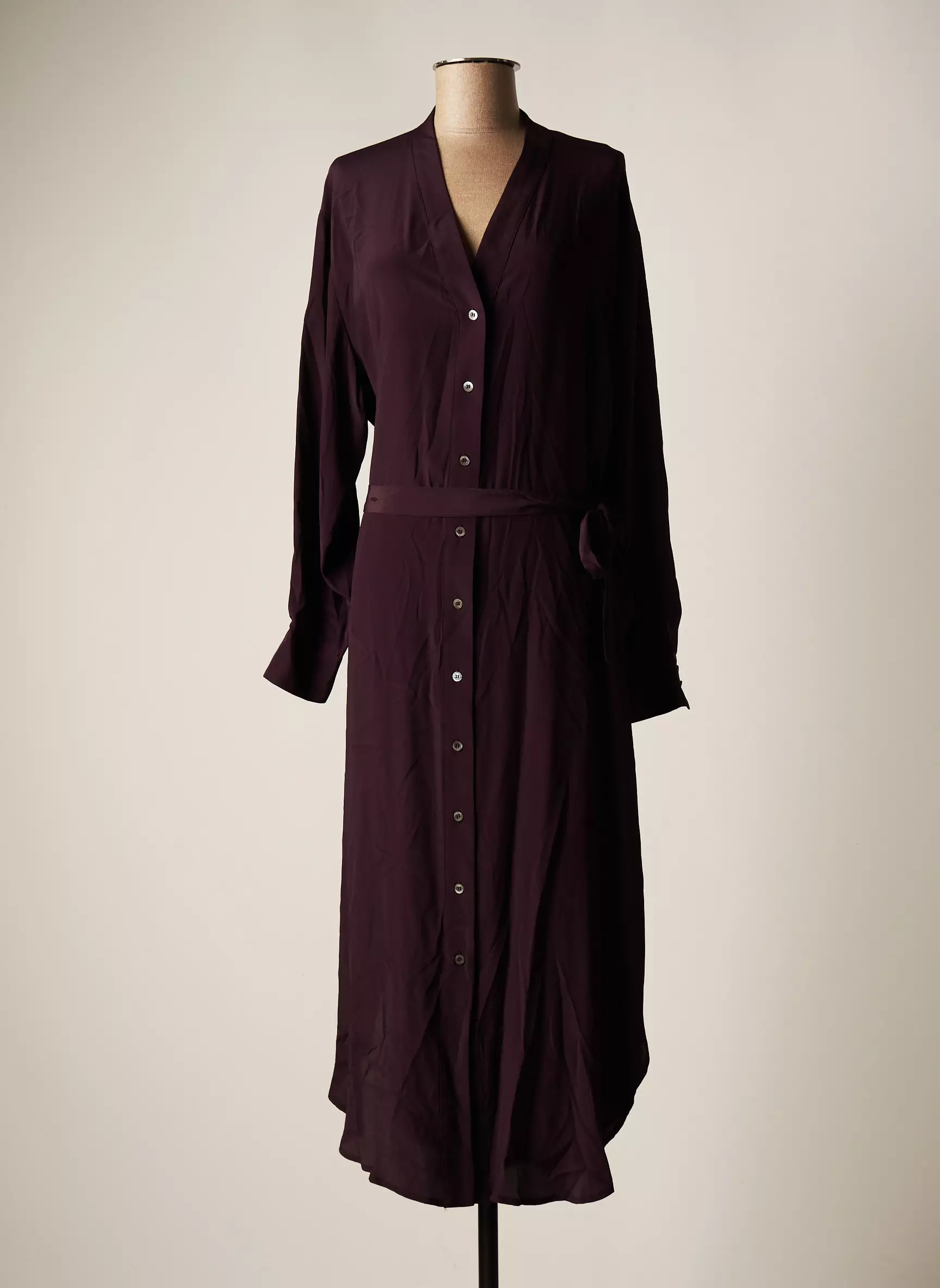 Ottod Ame Robes Longues Femme couleur violet