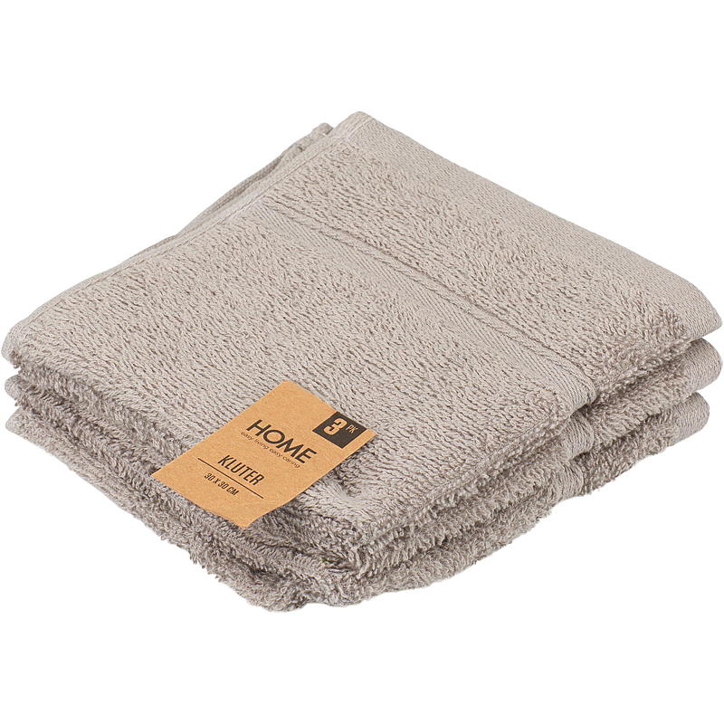 Home Klut Villa 3-pk 30x30 cm sort