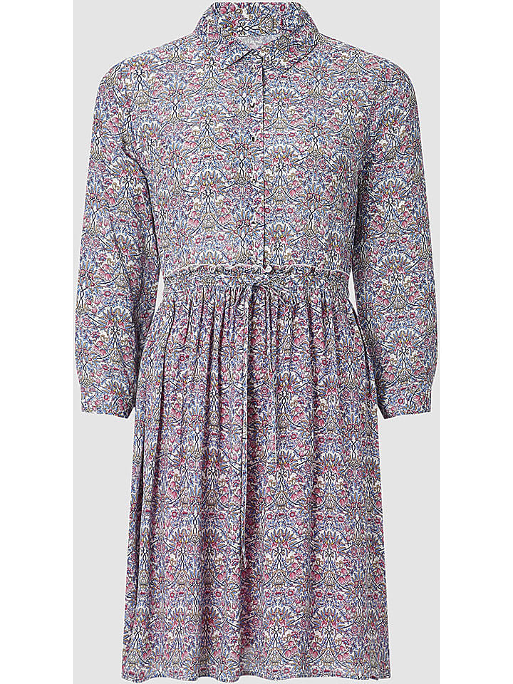 Rich & Royal Kleid in Weiß/ Hellblau/ Rosa günstig kaufen 36