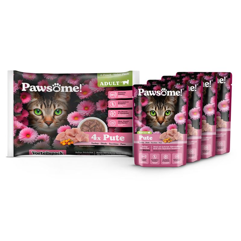 Sparpaket Pawsome Adult Cat 8 x 85 g zu TOP-Preisen