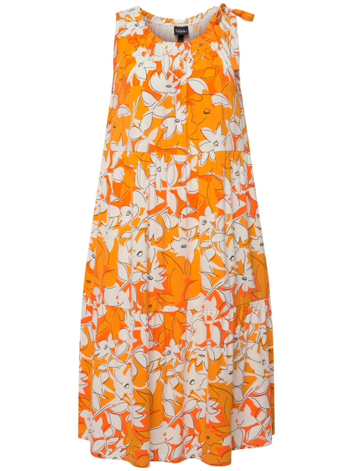 Ulla Popken Midikleid in mandarine günstig kaufen