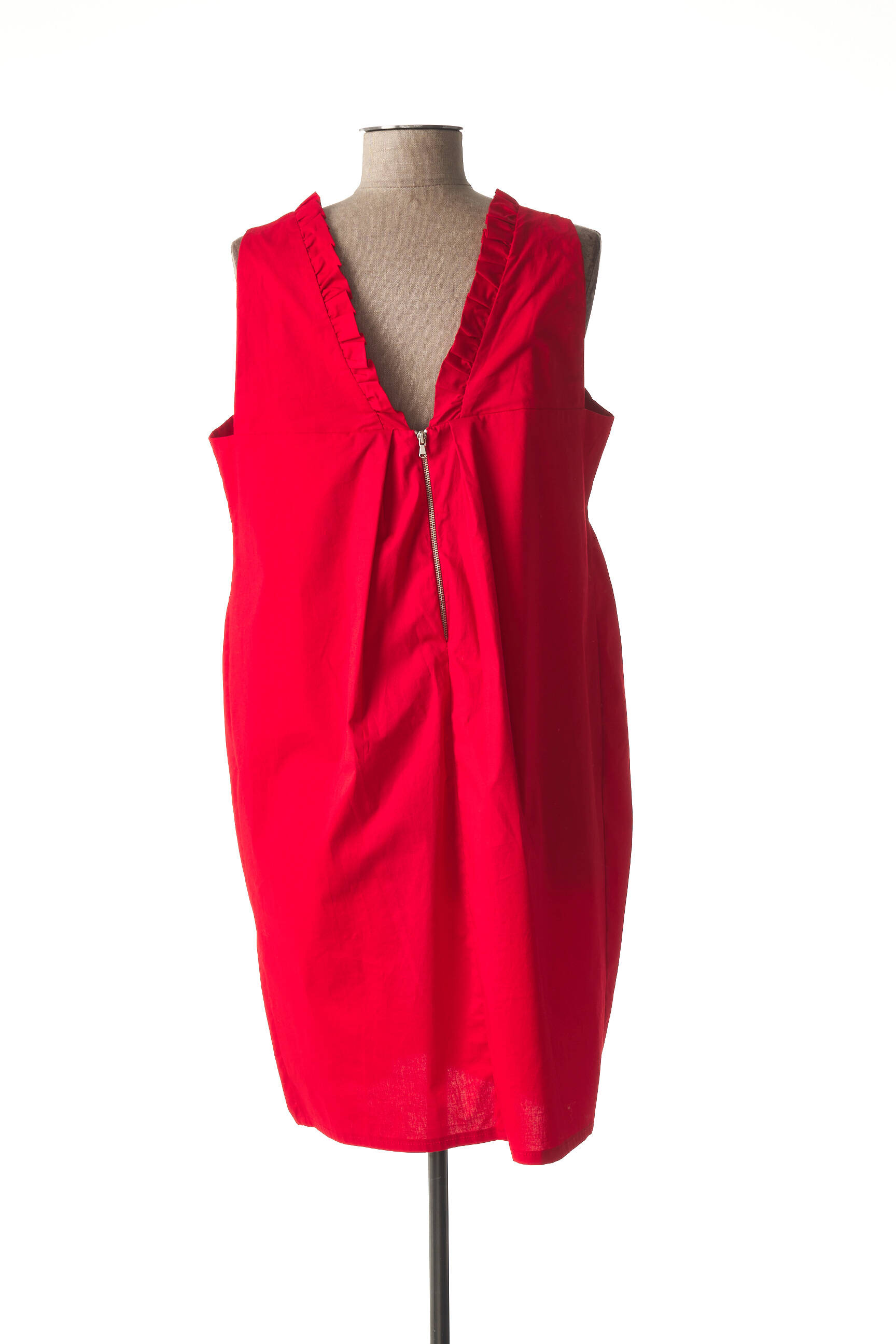 Menonove Robes Maternite Femme couleur rouge