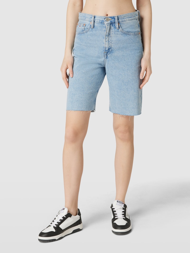 Jeansshorts mit 5-Pocket-Design Modell 'HARPER' in hellblau