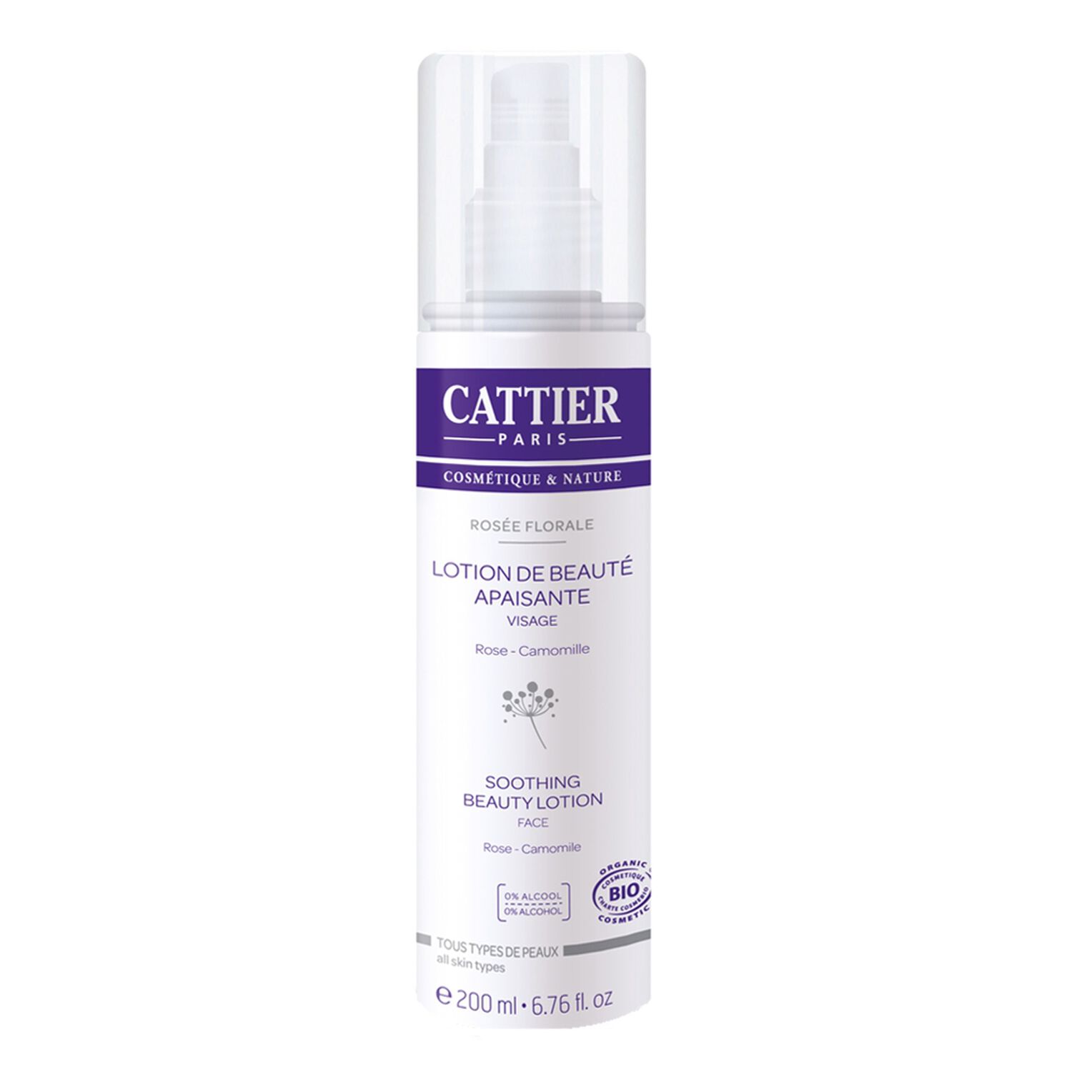 Cattier Rosée Florale Lotion de Beauté Apaisante 200 ml
