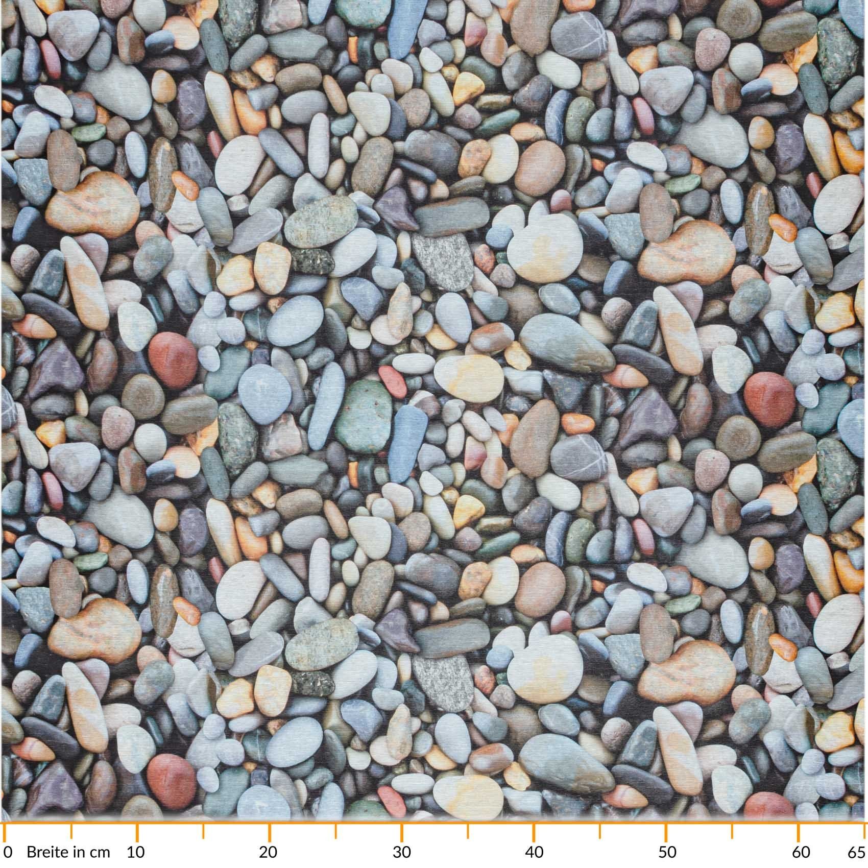 Küchenläufer Küchenläufer Läufer Küchenteppich Teppich Textil RANNA Premium Steine, ANRO, Rechteckig, Höhe: 3 mm, Textil