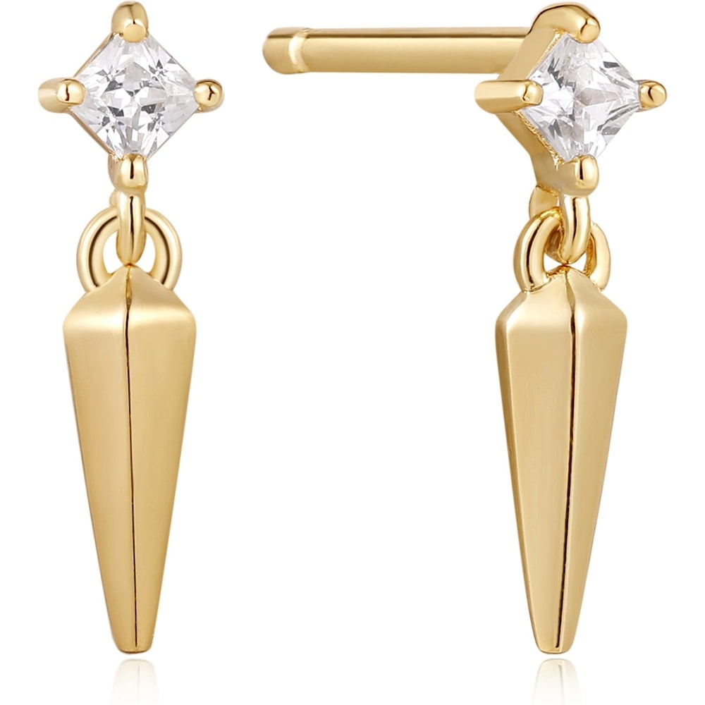Ania Haie Boucles d'oreilles à fermoir à poussette 925 Argent Boucles d'oreilles