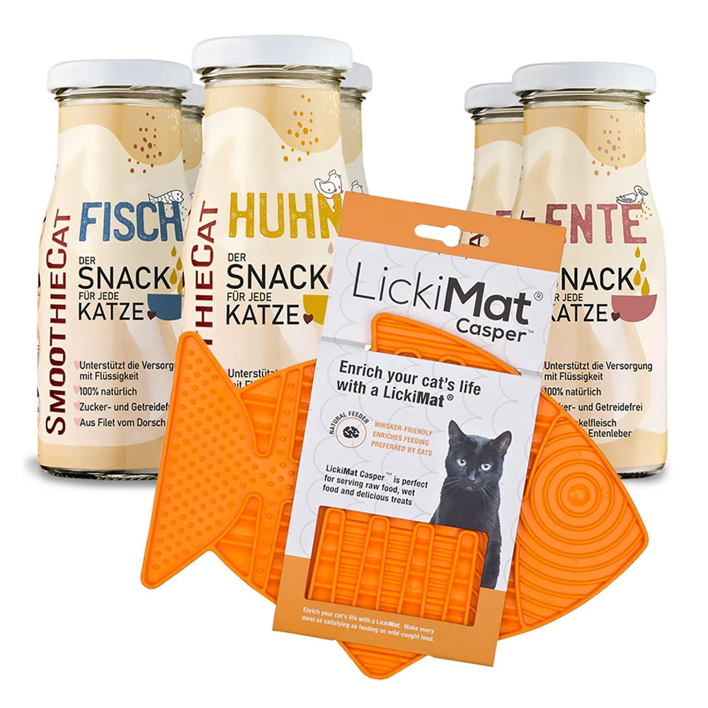 SmoothieCat Katzenmilch & Getränke SmoothieCat Mix + Lickimat Orange 900 g