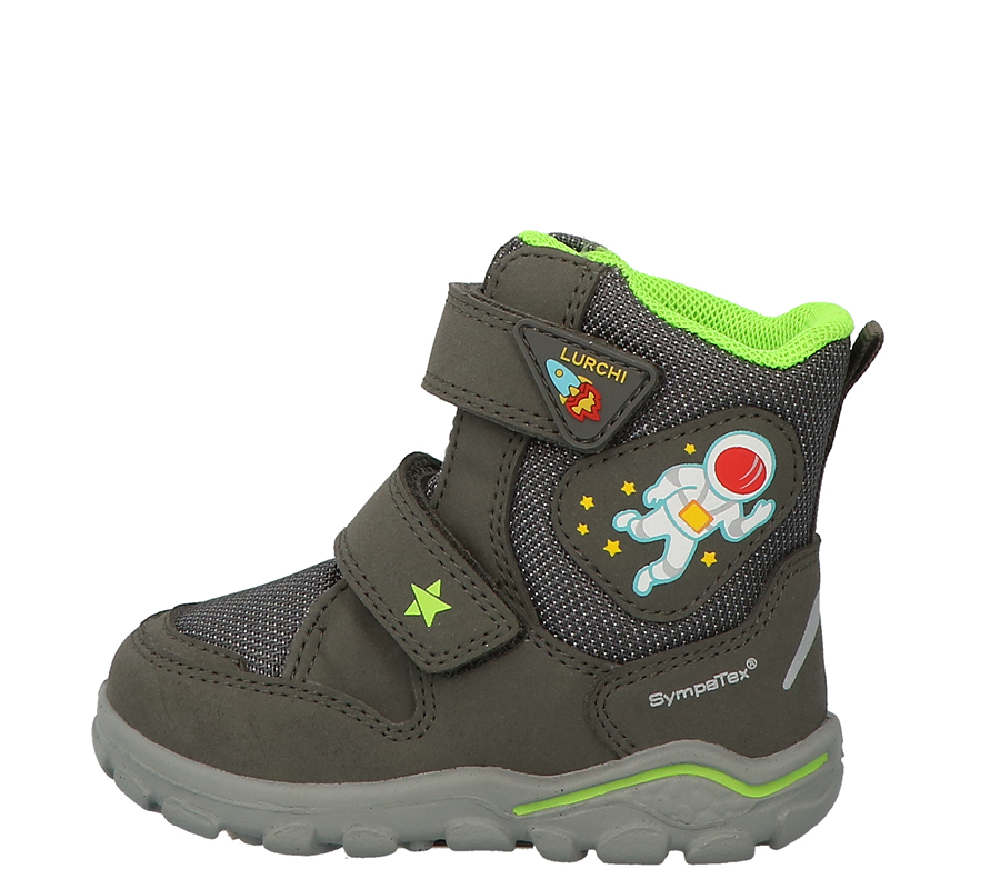 Lurchi Schneestiefel Kosmo-SYMPATEX - steel-ltgrey