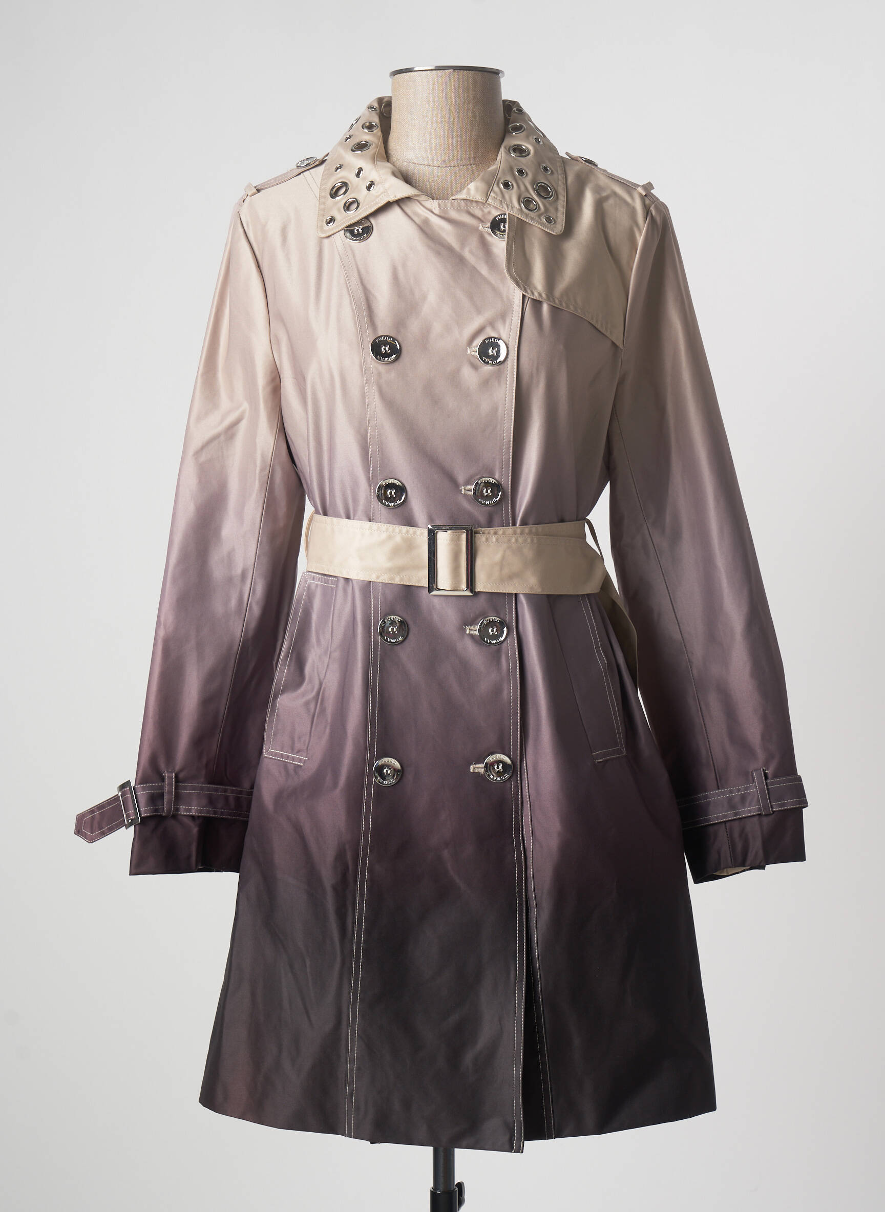 Fuego Woman Trenchs Femme couleur beige