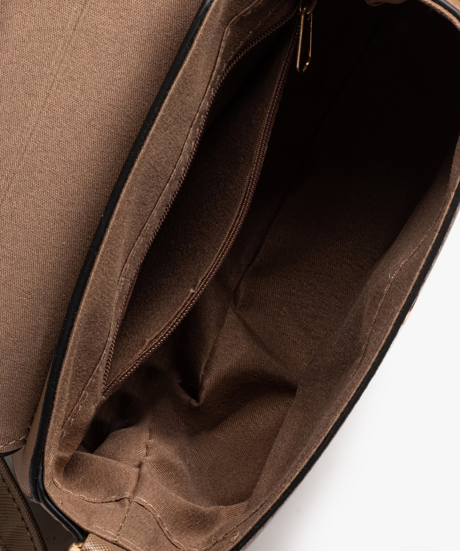 Sac besace compact à bandoulière chane taupe | GEMO