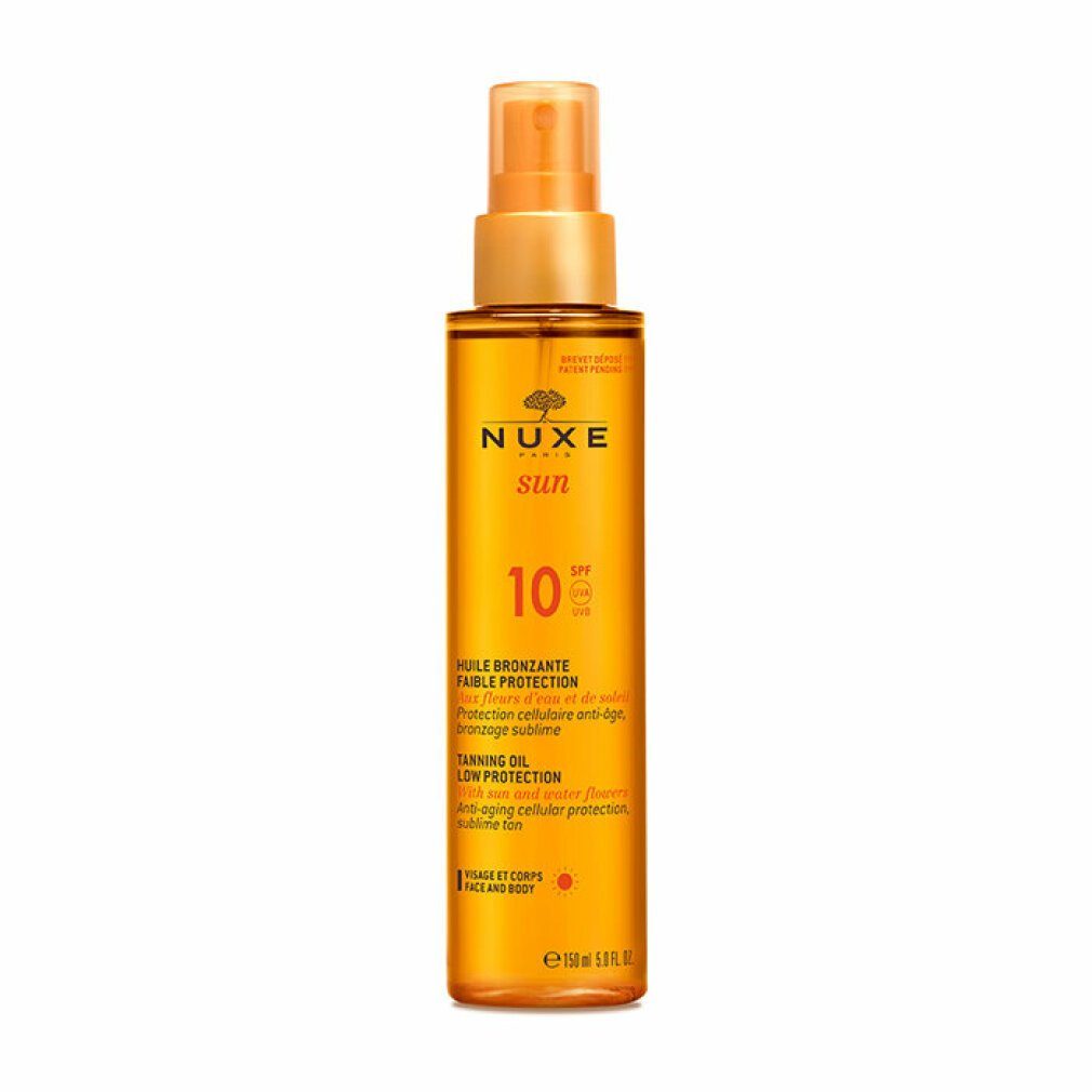 Nuxe Sonnenschutzpflege Nuxe Sun Tanning Oil Face and Body LSF10 150ml