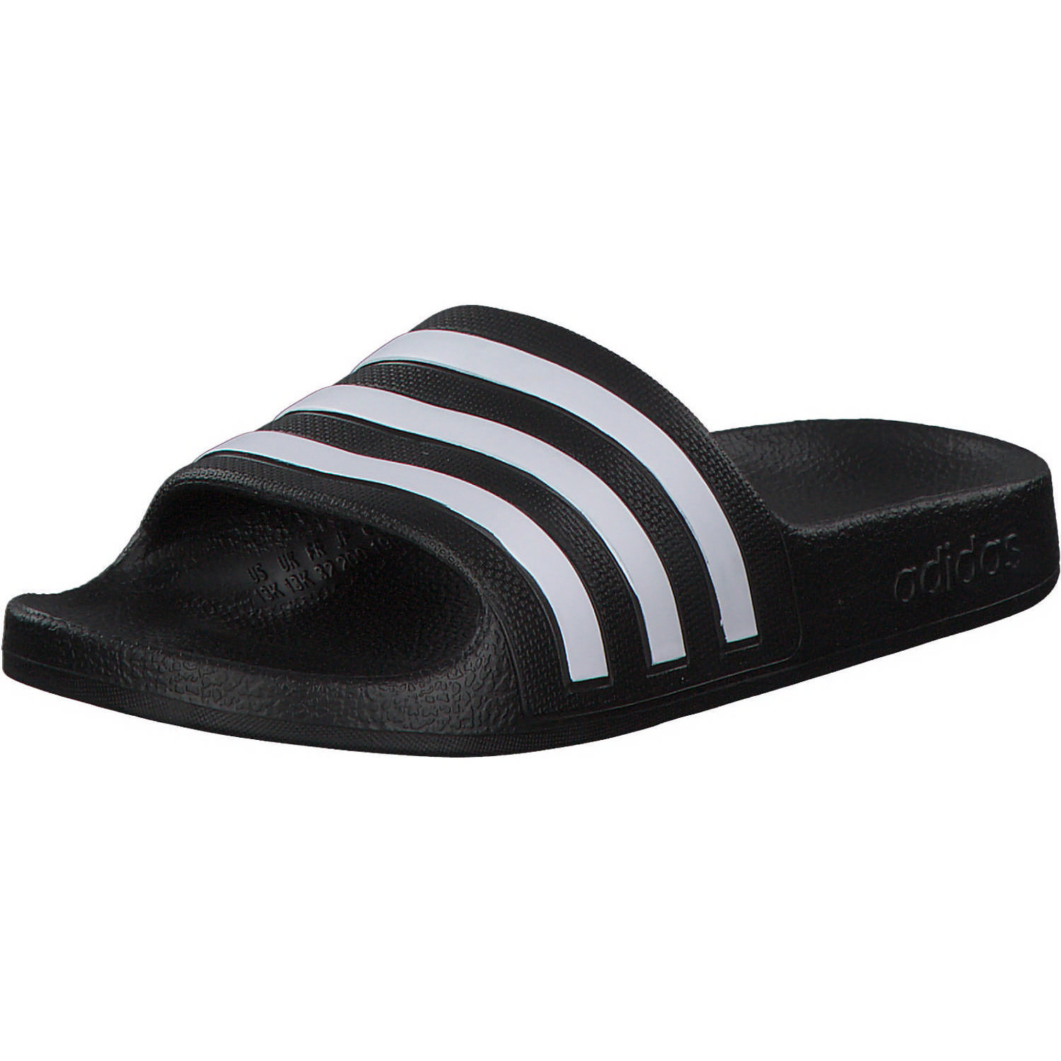 Adidas Core Adilette Aqua K, Badeschuhe, Kinder, schwarz weiß