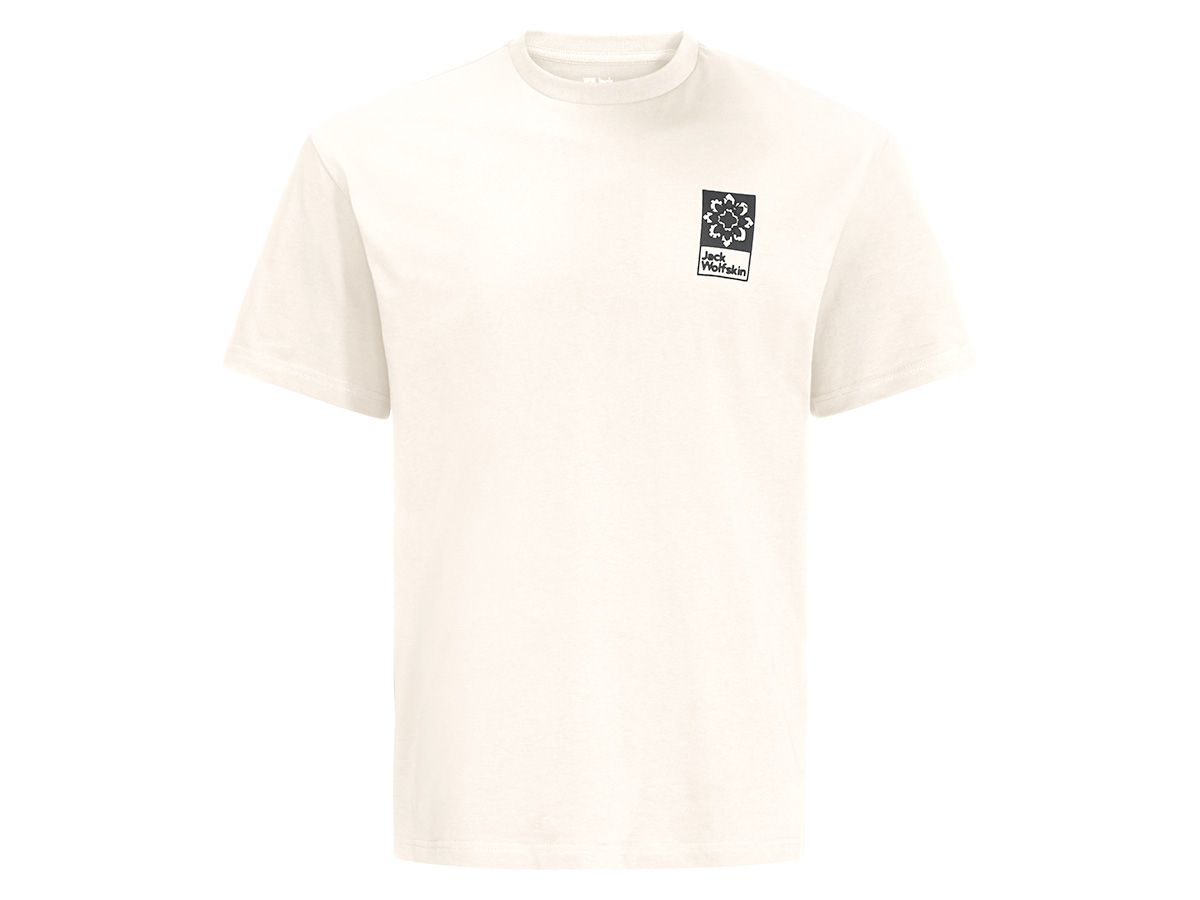 Jack Wolfskin Eschenheimer Back Egret Unisex T-Shirt