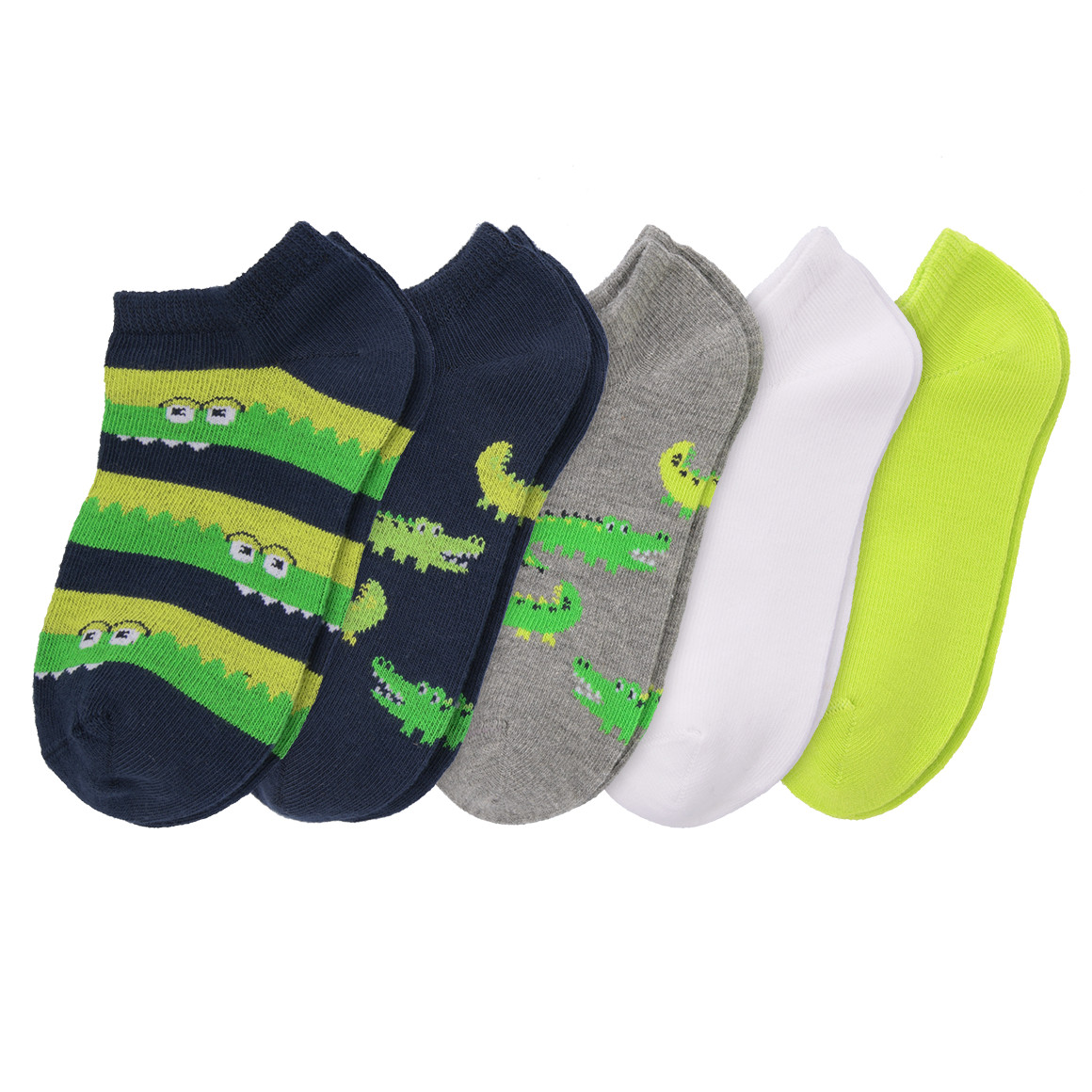 5 Paar Jungen Sneaker-Socken im Set