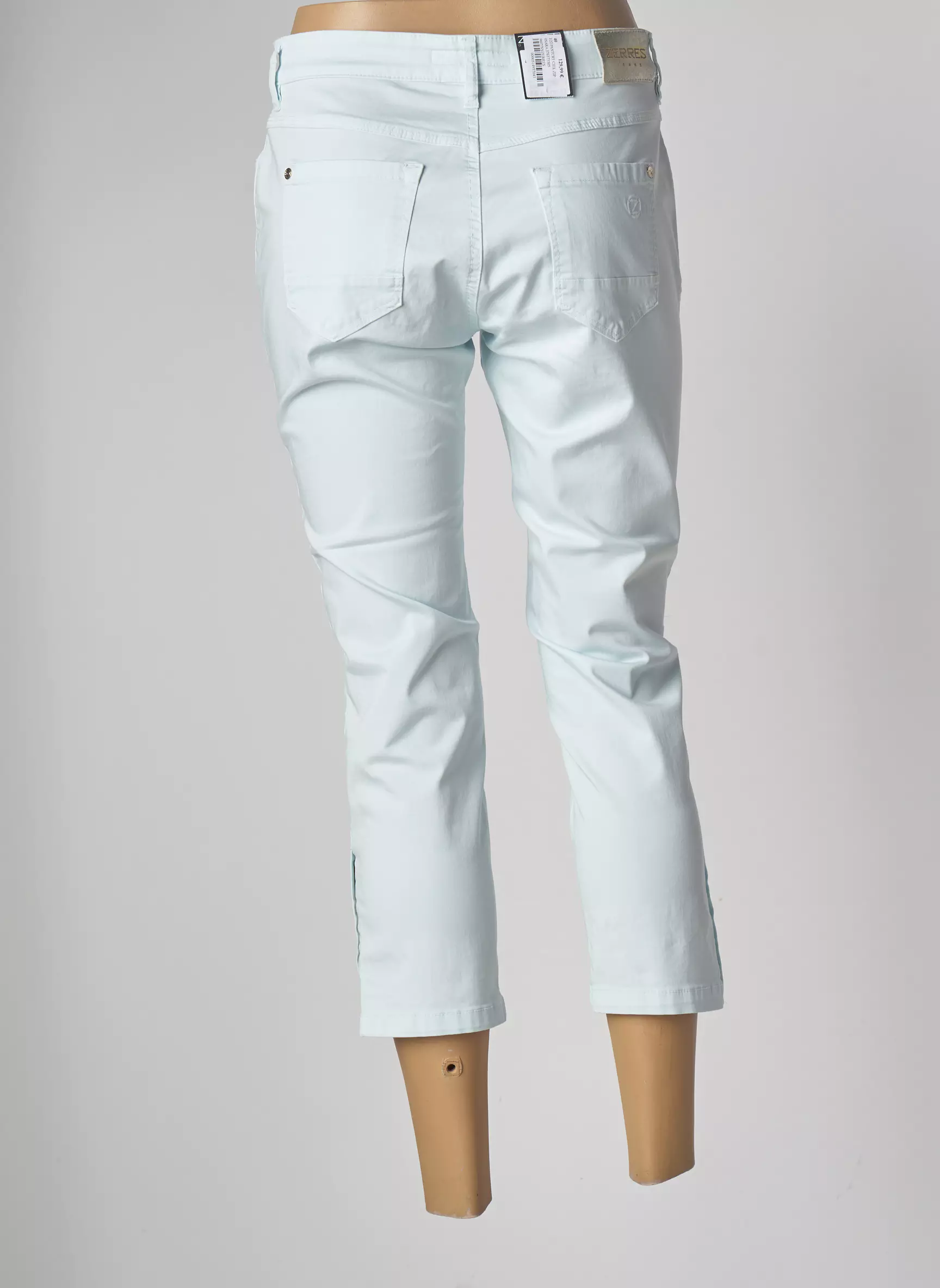 Zerres Pantalon7 8 Femme couleur bleu